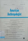 American anthropologist Vol. 92 Number 3 1990