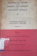 Amsterdam Studies in the Theory and History of Linguisric Science IV