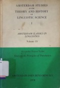 Amsterdam Studies in the Theory and History of LinguisTic Science I