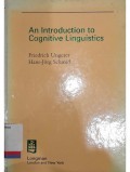 An Introduction to Cognitive Linguistics