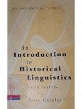 An introduction to historical linguistics