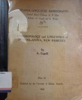 Anthropology and linguistics of futuna-aniwa, new hebrides