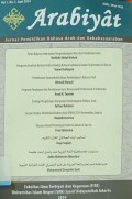 Arabiyat: Jurnal Pendidikan dan Bahasa Arab dan Kebahasaan, Volume 1,  No. 1, Juni 2014
