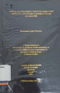 Asghar Ali Engineer's Views on Liberation Theology and Women's Issues in Islam: An Analysis