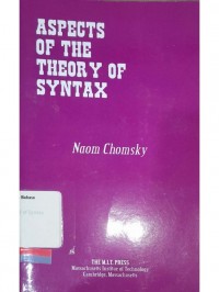 Aspects of the theory of syntax