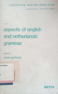 Aspects of English and Netherlandic Grammar