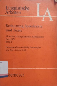 Bedeutung, Sprechakte und Texte