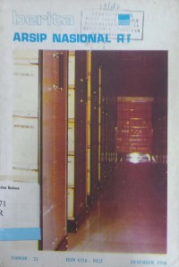 Berita Arsip Nasional RI No. 21, Desember 1986