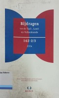 Bijdragen; Tot de taal, land-en Volkenkunde; 162.2/3; Journal of the humanities and social sciences of southeast asia and ocenia