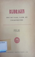 Bijdragen tot de Taal-, Land-en Volkenkunde Deel 122 4e aflevering