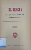 Bijdragen tot de Taal-, Land-en Volkenkunde Deel 122 2e aflevering