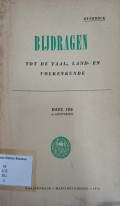 Bijdragen Tot De Taal-, Land- En Volkenkunde Deel 126 4e AFLEVERING