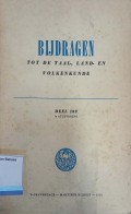 Bijdragen Tot De Taal-land En Volkenkunde Deel 132 1e AVLEVERING