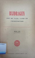 Bijdragen tot de Taal-, Land-en Volkenkunde Deel 134 1e aflevering