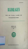 Bijdragen tot de Taal-, Land-en Volkenkunde Deel 143 4e aflevering