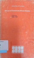 School of Oriental and African Studies: 1982-1983