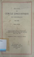 Bulletin du Cercle Linguistique de Copenhague 1941-1965 Bulletins VIII-XXXI