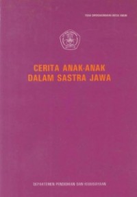 Cerita anak dalam sastra jawa