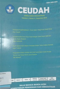 Ceudah: Jurnal Ilmiah Kesusastraan, Volume 4, Nomor 4, Desember 2014