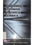 Crosslinguistic perspectives on argument structure