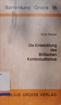 Die entwicklung des britischen kontextualismus