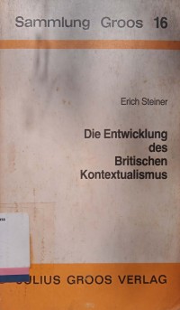 Die entwicklung des britischen kontextualismus