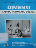 Dimensi: sastra, pariwisata, budaya (majalah ilmiah universitas kristen petra), Vol. 18/sastra, september 1994