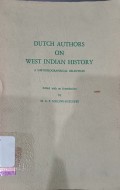 Dutch authors on West Indian history
