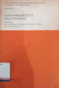Essays presented to knud schibsbye