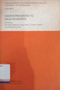 Essays presented to knud schibsbye