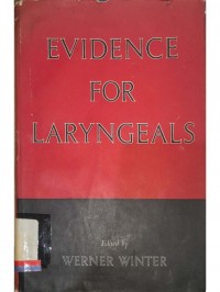 Evidence for laryngeals