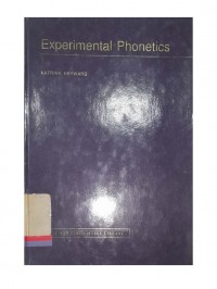 Experimental phonetics