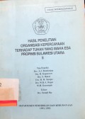 Hasil penelitian organisasi kepercayaan terhadap tuhan yang maha esa propinsi sulawesi utara II