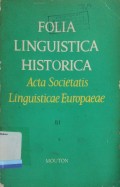 Folia Linguistica: acta societatis linguisticae eropaeae, Tomus 1 1980