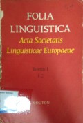 Folia Linguistica Acta Societatis Linguisticae Europaeae
