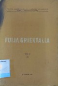 Folia Orientalia