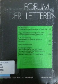 Forum der Letteren Vol. 22 December 1981