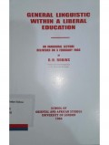General Linguistics Within A Liberal Education