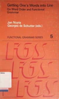 Getting one's words into line : on word order and functional