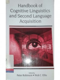 Handbook Cognitive Linguistics and Second Language Acquisition