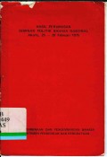Hasil perumusan Seminar Politik Bahasa Nasional: Jakarta, 25-28 Februari 1975