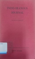 Indo-iranian Journal Vol. XIV - No. 3/4 (1972)