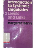 An Introduction to Systemic Lingustics: 2 Levels and Links