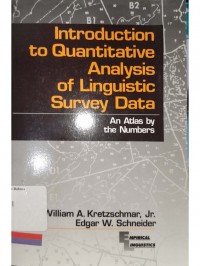 Introduction to quantitative analysis of linguistic survey data : an atlas by number