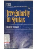 Irregularity in syntax