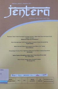Jentera Jurnal Kajian Sastra Volume 6 Nomor 2, Desember 2017