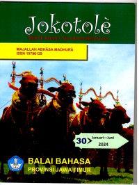 Jokotole Edisi 30 Januari--Juni 2024
