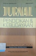 Jurnal Penidikan Kebudayaan, V0l.18, No. 4, Desember 2012