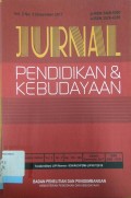 Jurnal Pendidikan dan Kebudayaan Vol. 2 No. 2 Desember 2017