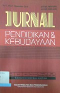 Jurnal Pendidikan dan Kebudayaan Vol. 3 No. 2, Desember 2018